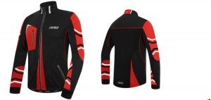 Куртка разминочная KV+ 14-15  RACE pro-wind-tech красный/черный