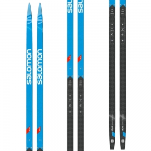 19-20-21-22 Цеховые беговые лыжи Salomon S/LAB Carbon Classic Blue / Universal / Red / Zero